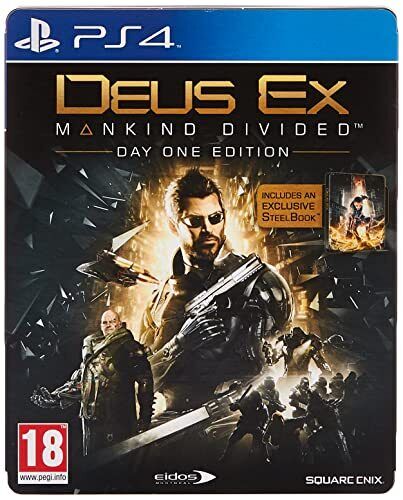 Deus Ex Mankind Divided Day One Edition Steelbook PlayStation 4