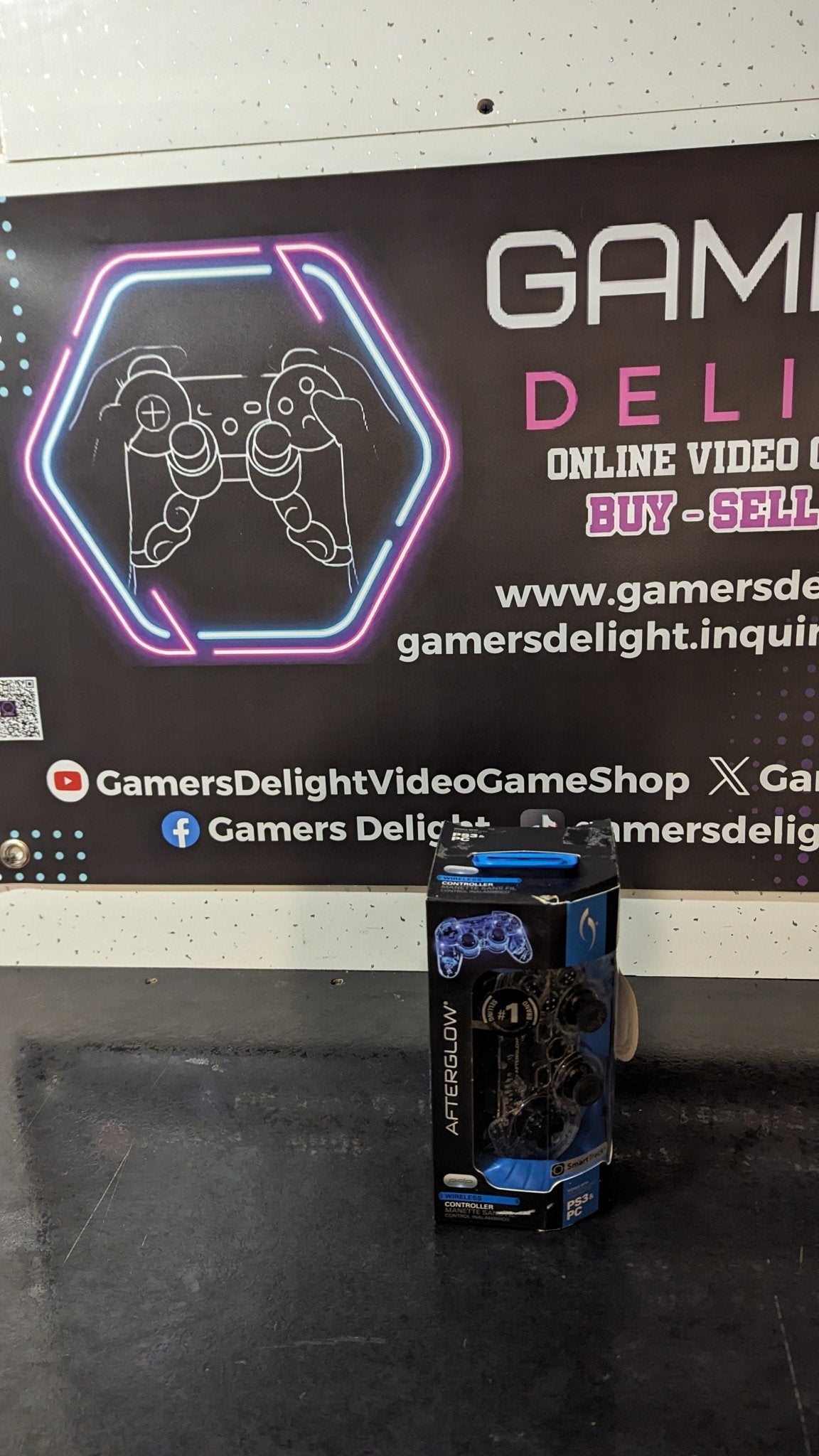 Afterglow Wireless Controller for PS3 - Gamers Delight online
