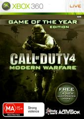 Call Of Duty 4 Modern Warfare [Game Of The Year]  Xbox 360