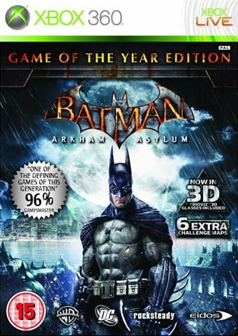 Batman Arkham Asylum - Game Of The Year Edition - Classic Xbox 360