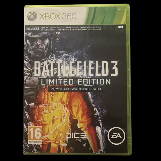 Battlefield 3 [Limited Edition Physical Warfare Pack] Xbox 360