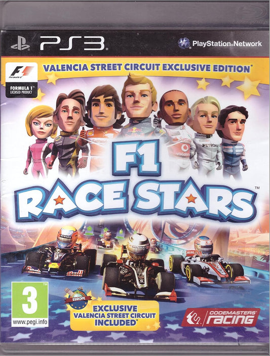 F1 Race Stars Valencia Street Circuit Edition PlayStation 3