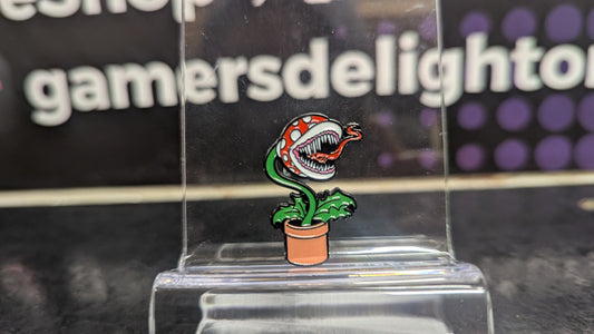 Mario piranha plant pin badge