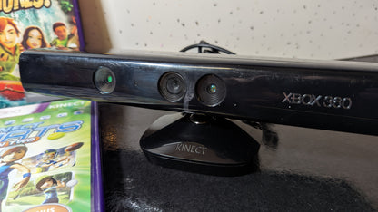 Official Xbox 360 Kinect Sensor Bundle With 4 Kinect Games