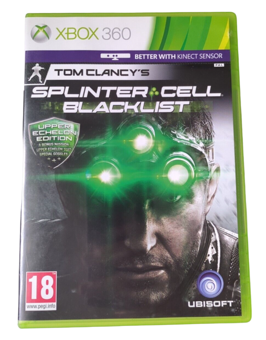 Splinter Cell Blacklist Upper Echelon Edition 2 Disc Xbox 360