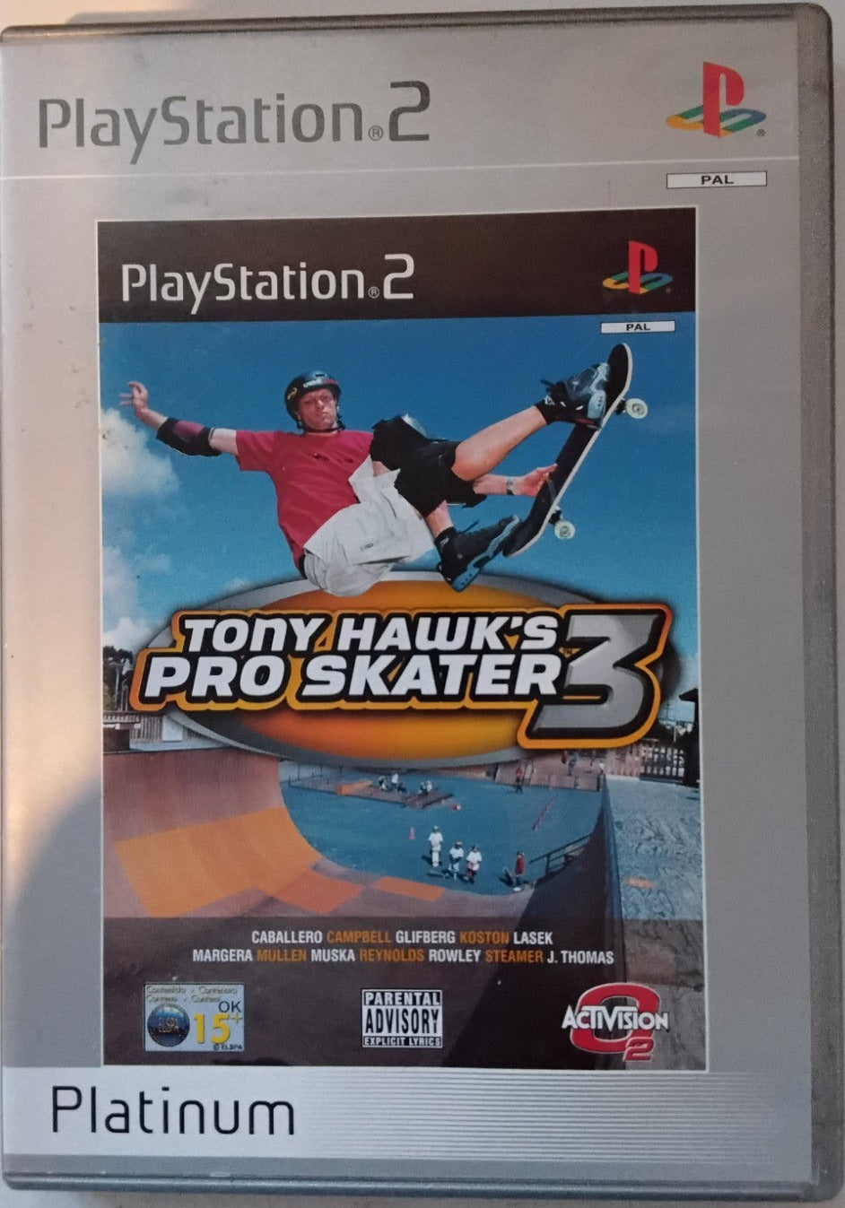 Tony Hawks Pro Skater 3  [Platinum]  PlayStation 2