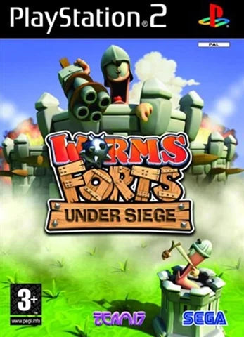 Worms Forts - Under Siege PlayStation 2