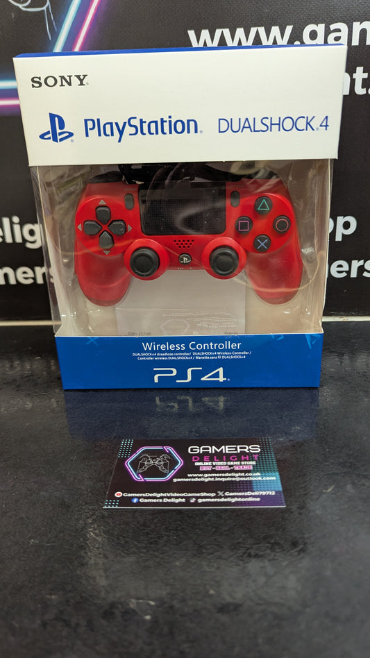 Official PlayStation 4 controller Red