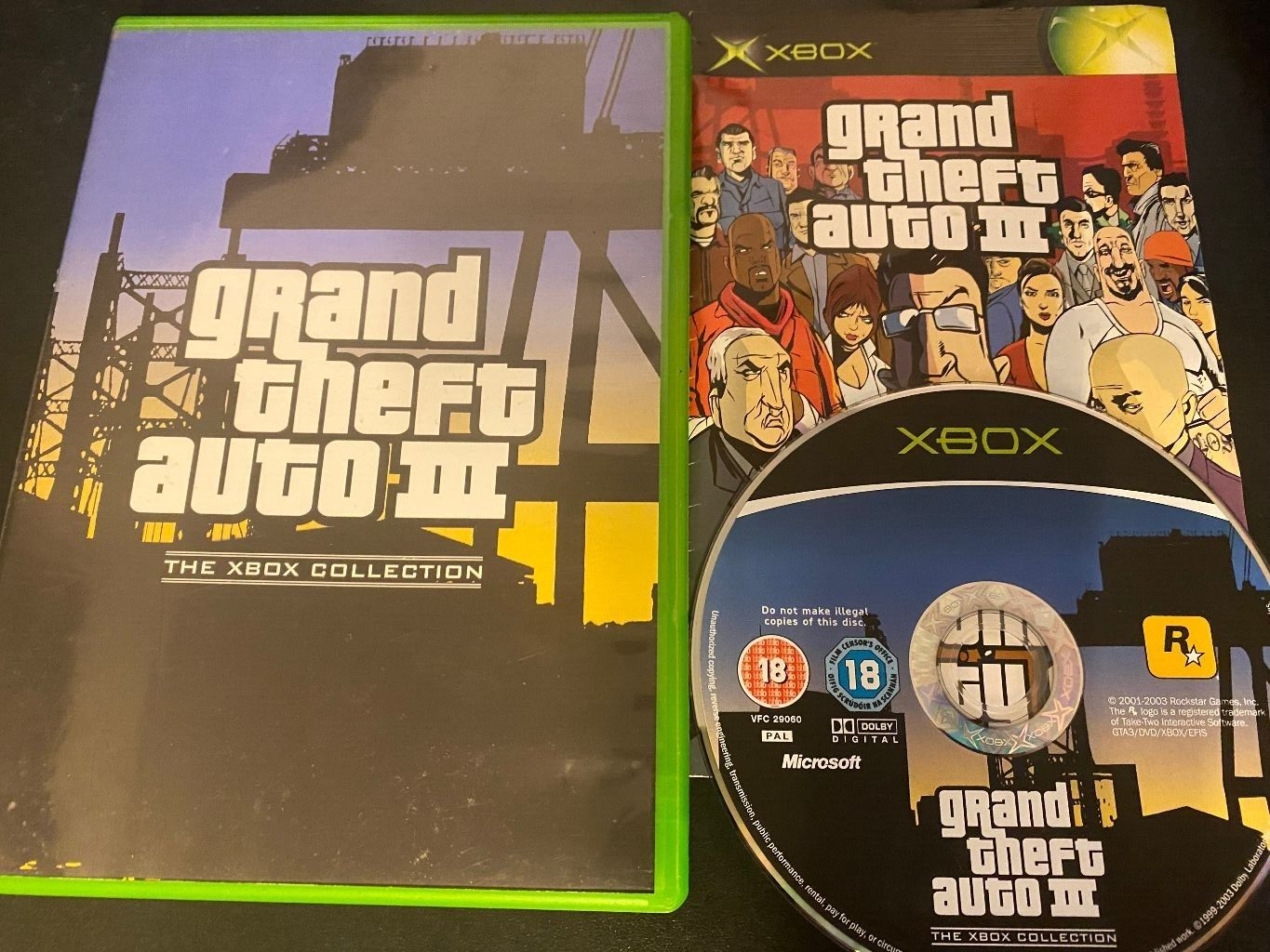GTA Grand Theft Auto 3 III Xbox Original (the Xbox collection)